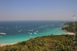 Koh Larn Panorama über die Bucht Bild 4